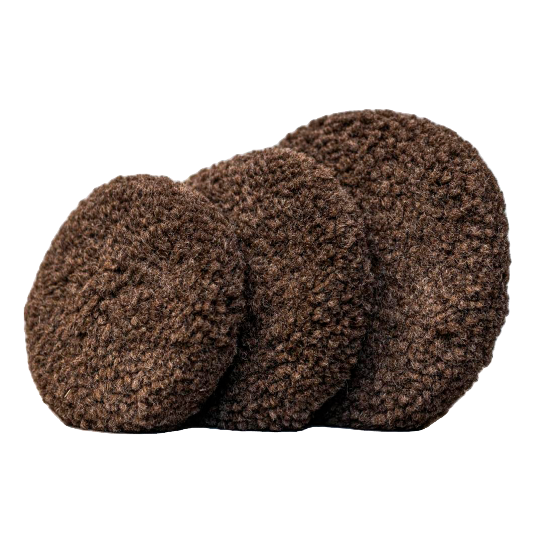 BOINA DOBLE FACE 160MM MARRON (CORTE RAPIDO)