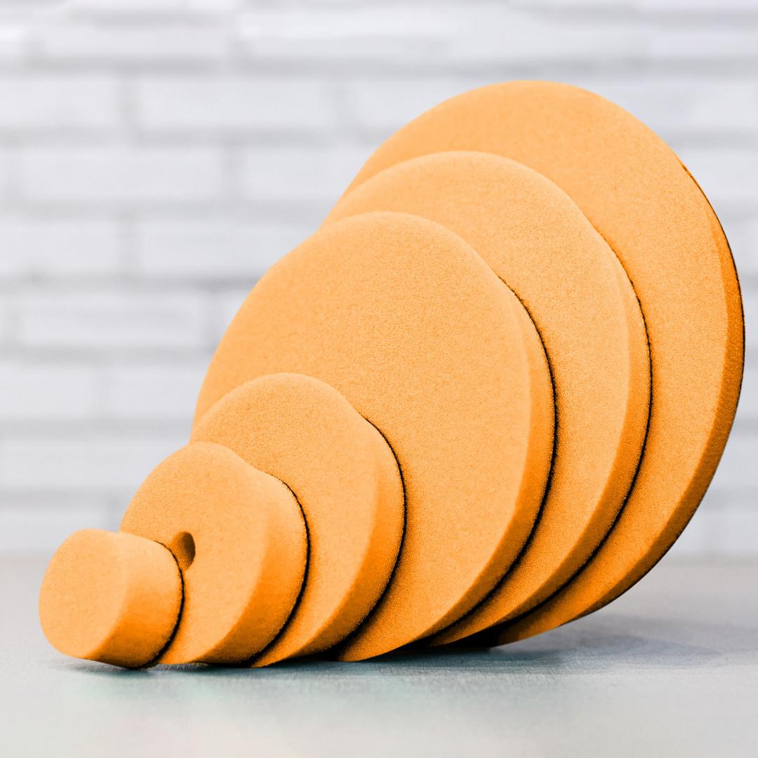 BOINA DE ESPUMA AGRESSIVA (NARANJA) 140 MM