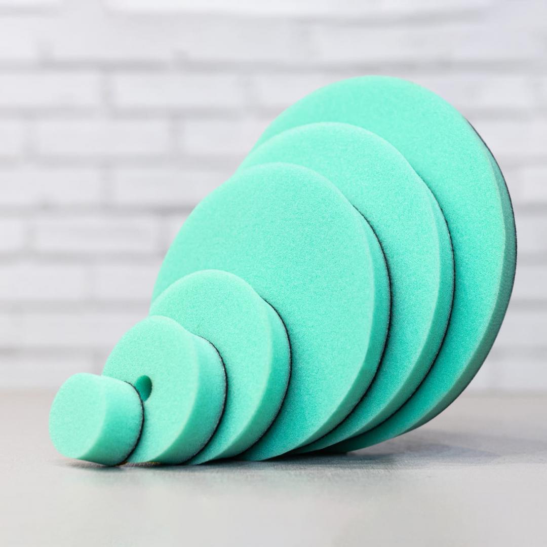 f325974fd06c1d9aefe0ad78ff8d03b3.jpg BOINA DE ESPUMA CORTE MEDIO (VERDE) 160 MM